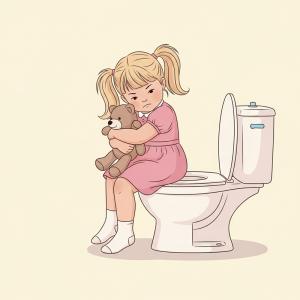 دلایل و راهکارهای نرفتن کودک به دستشویی در طول روز